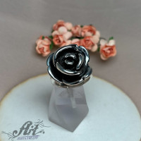 Сребърен дамски пръстен "Роза" R-3092